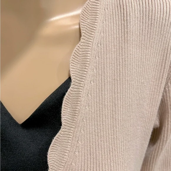 Cable & Gauge Long Ribbed Duster Cardigan - Picture 2 of 5